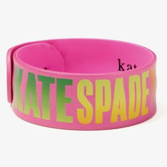 kate spade Jewelry - KATE SPADE OMBRE-LOGO SLAP BRACELET
